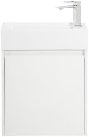 Тумба с раковиной BelBagno KRAFT MINI-500/260-1A-SO-BO-L Bianco Opaco