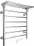 Полотенцесушитель электрический Zorg ZR 900-6 PL хром, с полкой 