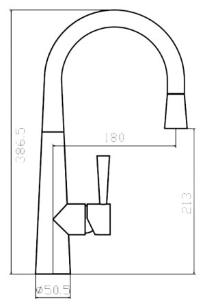 Смеситель для кухонной мойки Zorg Inox Flash 