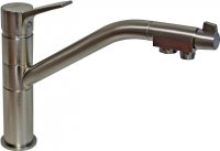 Смеситель для кухонной мойки Zorg Sanitary ZR 401 KF satin