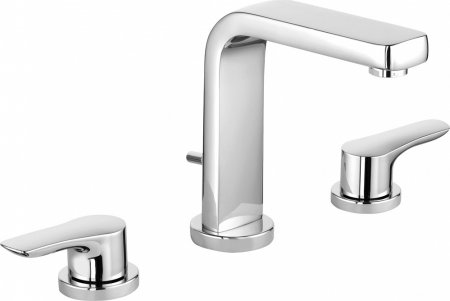Смеситель Kludi Pure&Solid 343940575 для раковины, с донным клапаном 