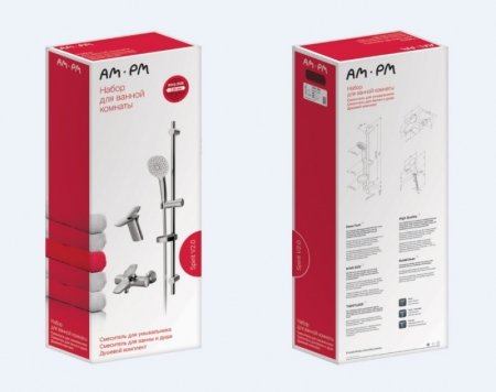 Комплект смесителей AM.PM Spirit V2.0 F40970A00 Хром 