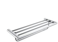 Полка для полотенец Rose RG1708, хром