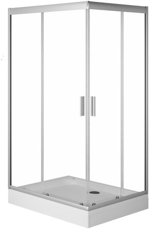 Душевой уголок AM.PM Gem 120x90 W90G-404-120290-MT профиль Хром матовый стекло прозрачное 