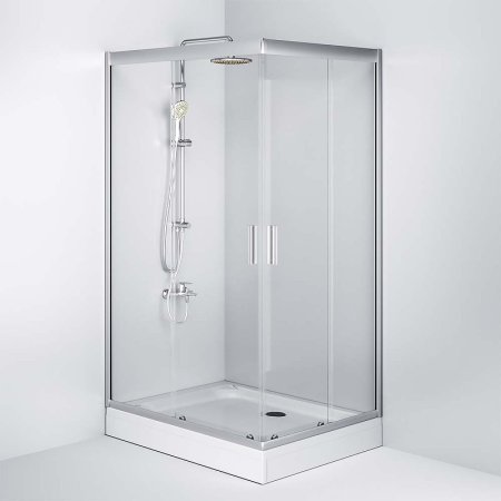 Душевой уголок AM.PM Gem 120x90 W90G-404-120290-MT профиль Хром матовый стекло прозрачное 