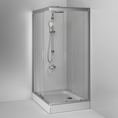 Душевой уголок AM.PM Gem 120x90 W90G-404-120290-MT профиль Хром матовый стекло прозрачное 