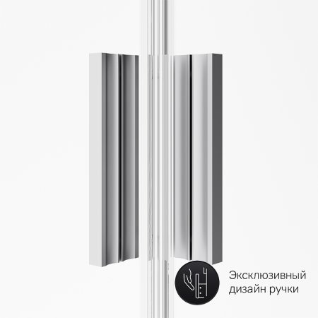 Душевой уголок AM.PM Gem 120x90 W90G-404-120290-MT профиль Хром матовый стекло прозрачное 