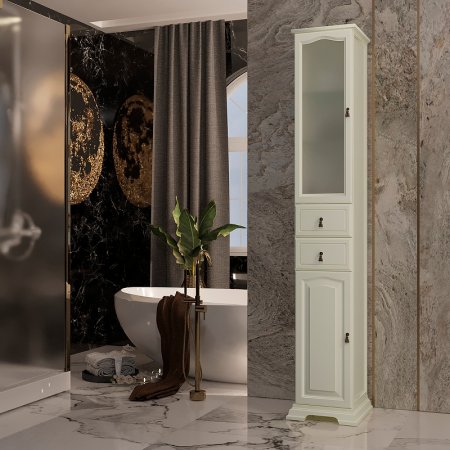 Шкаф пенал Opadiris Риспекто 30 L 00-00005829 Слоновая кость 