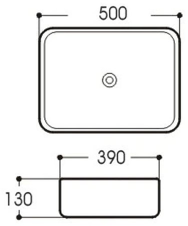 Раковина-чаша Aquatek Вега 50 AQ5515-00 Белая 