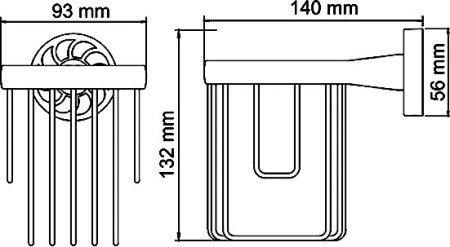 Держатель освежителя воздуха WasserKRAFT Isen K-4045 
