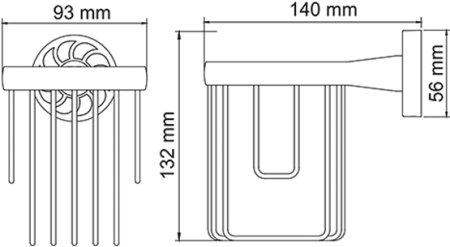 Держатель освежителя воздуха WasserKRAFT Isen K-4045 