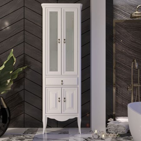 Шкаф пенал Opadiris Лоренцо 55 00-00001799 Белый 