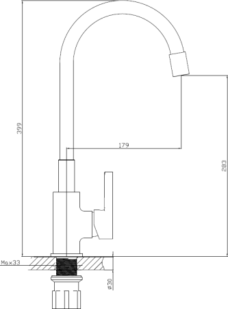 Смеситель для кухни ESKO Coral (CL 519 W) 