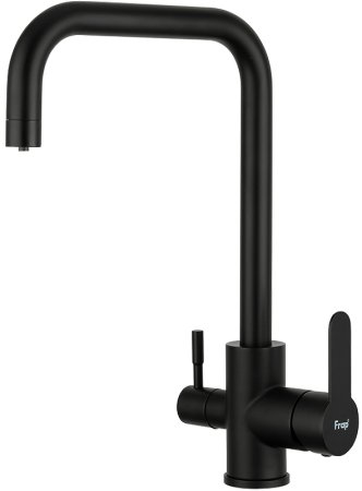 Смеситель для кухни Frap H801 F43801-6 Черный матовый 