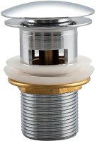 Донный клапан Frap F65-4 click-clack Хром