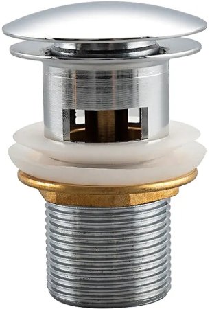 Донный клапан Frap F65-4 click-clack Хром 
