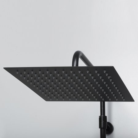 Душевая система WasserKRAFT A29901 с термостатом Черная матовая 