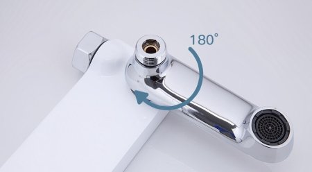 Смеситель для ванны Frap H34 F3234 Белый Хром 