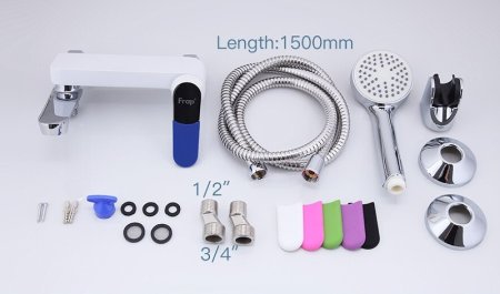 Смеситель для ванны Frap H34 F3234 Белый Хром 