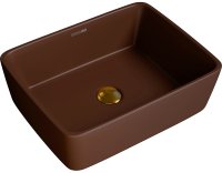 Раковина-чаша Grossman Color 48 GR-3016BRM Коричневая матовая