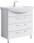 Тумба под раковину Aqwella Аллегро 75 Agr.01.07/3 Белая 