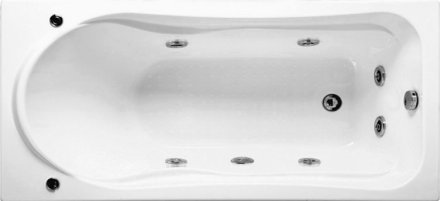 Акриловая ванна Bas Мальта 170 см с г/м + средство 
