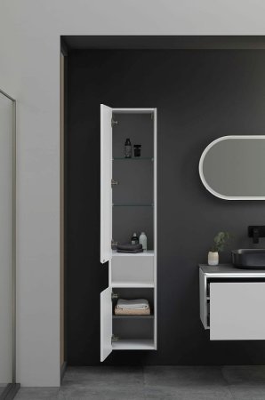 Шкаф пенал Allen Brau Infinity 35 L 1.21010.WM подвесной Белый матовый 