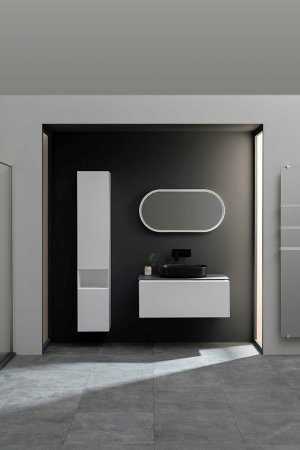 Шкаф пенал Allen Brau Infinity 35 L 1.21010.WM подвесной Белый матовый 