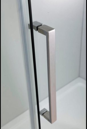 Душевая дверь Black&White Stellar Wind S218 120 2181200 профиль Хром стекло прозрачное 