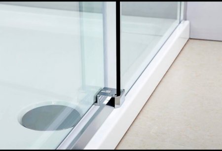 Душевая дверь Black&White Stellar Wind S218 120 2181200 профиль Хром стекло прозрачное 