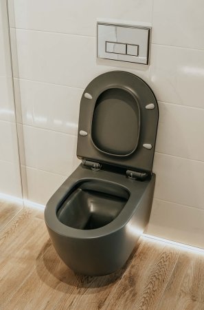 Унитаз Creto Logan L1 1001-003-L1GMAT подвесной Серый матовый с сиденьем Микролифт 