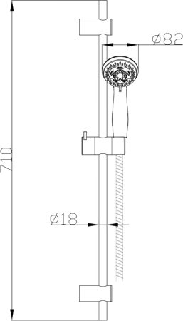 Душевой гарнитур Paulmark Wohn PM6010 