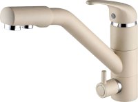 Смеситель Paulmark Hessen He213017-428 для кухонной мойки, шампань