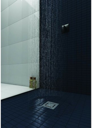 Душевой трап Berges Platz Norma 100x100 090158 с решеткой Хром матовый 