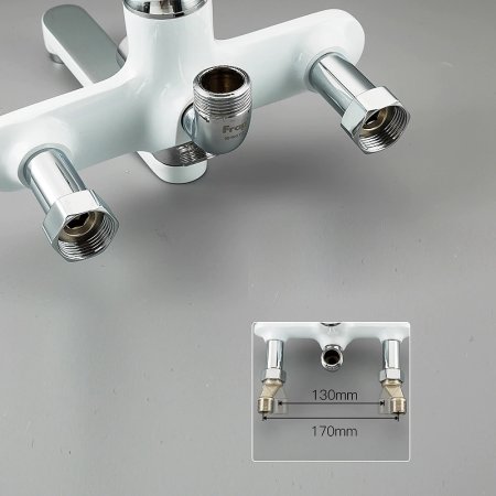 Душевая система Frap H49 F2449 Белая Хром 