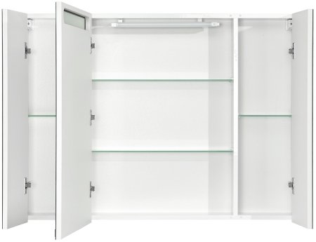 Зеркальный шкаф Aquaton Мадрид 100 1A111602MA010 с подсветкой Белый 