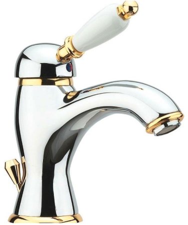 Смеситель для раковины Fiore Imperiale 83CO5221 Хром Золото 