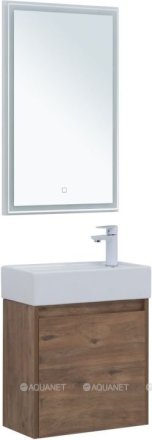 Мебель для ванной Aquanet Nova Lite 50 дуб рустикальный (с дверецей) 