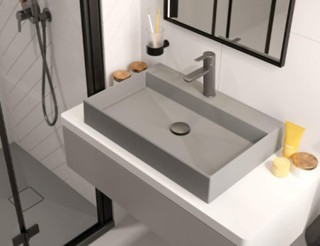 Смеситель для раковины Deante ARNIKA BQA_D21M титан 