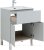 Тумба с раковиной Aquanet Алвита New 60 1 ящик, 2 дверцы, серый 