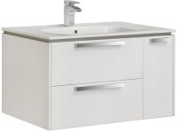 Тумба под раковину Roca Lago 80 857296806 подвесная Белый глянец