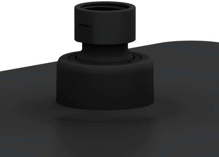 Верхний душ Damixa Merkur 940050300 Черный матовый 