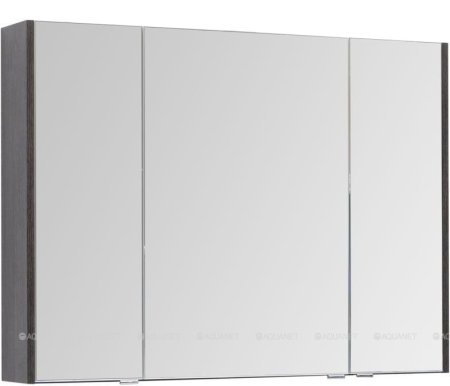 Зеркало-шкаф Aquanet Остин 105 дуб кантербери 