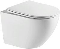 Унитаз Azario Grado AZ-0046-UQ подвесной Белый с сиденьем Микролифт Унитаз Azario Grado AZ-0046-UQ подвесной Белый с сиденьем Микролифт