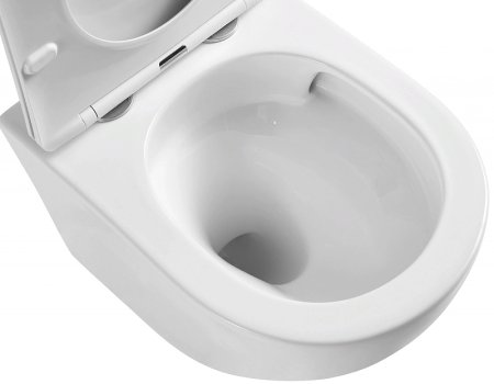 Унитаз Azario Grado AZ-0046-UQ подвесной Белый с сиденьем Микролифт 