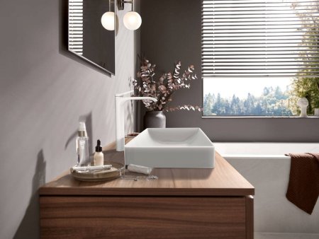 Смеситель Hansgrohe Vivenis 75042700 для раковины, матовый белый 