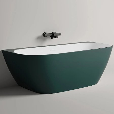 Ванна из искусственного камня Salini Sofia Wall 170х80 102522MRH покраска по RAL снаружи матовая 