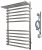 Электрический полотенцесушитель Point Нептун PN09158SPE П11 500x800 с полкой левый/правый Хром 