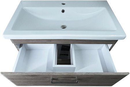 Тумба под раковину Style Line Лотос Plus 80 ЛС-00002305 подвесная Сосна лофт 