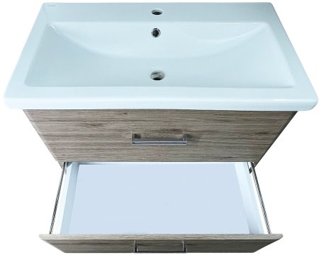 Тумба под раковину Style Line Лотос Plus 80 ЛС-00002305 подвесная Сосна лофт 